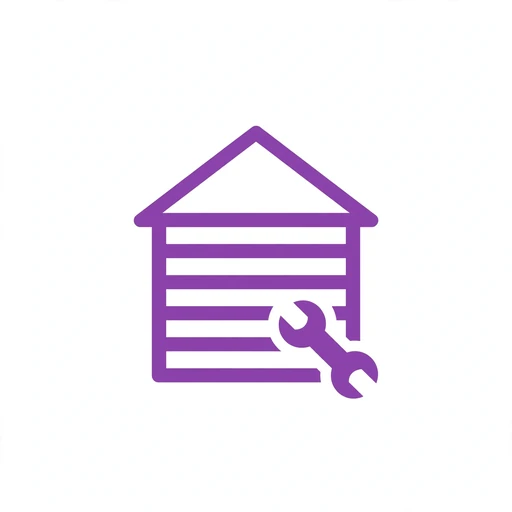 Damaged siding board repair and patching icon
