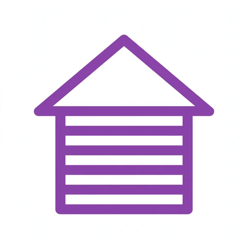 Interlocking vinyl siding panel installation icon